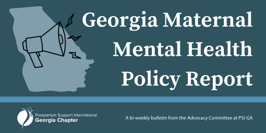 Georgia Maternal Mental Health Policy Report!