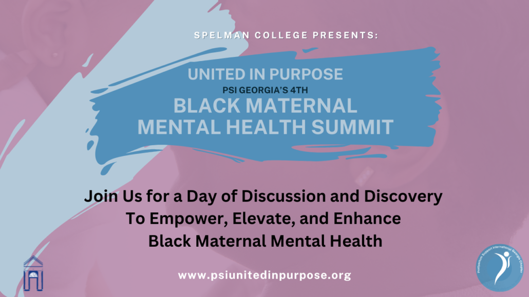 2024 IN PERSON Black Maternal Mental Health Summit